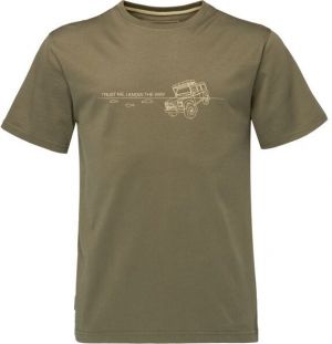 BUSHMAN ETAH Pánske tričko, tmavo zelená, veľkosť