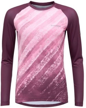 Klimatex ANNEKO Dámske MTB tričko s dlhým rukávom, vínová, veľkosť