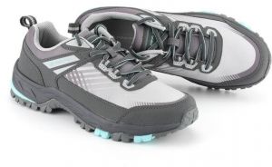 ALPINE PRO MELORA Dámska outdoorová obuv, sivá, veľkosť