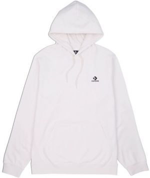 Converse STANDARD UNI FIT  STAR CHEV EMB Unisex mikina, biela, veľkosť