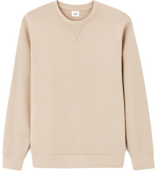 CELIO FESEVEN Pánska mikina, béžová, veľkosť