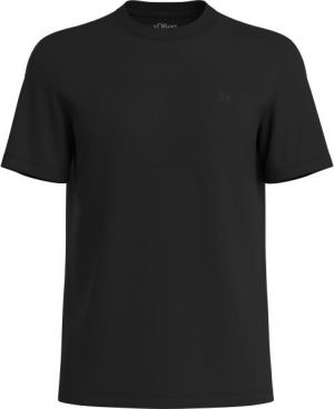 s.Oliver RL NOOS Pánske tričko, čierna, veľkosť