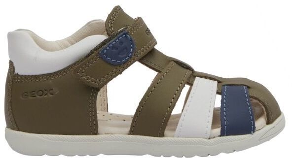 Geox B SANDAL MACCHIA BOY Chlapčenské sandále, khaki, veľkosť