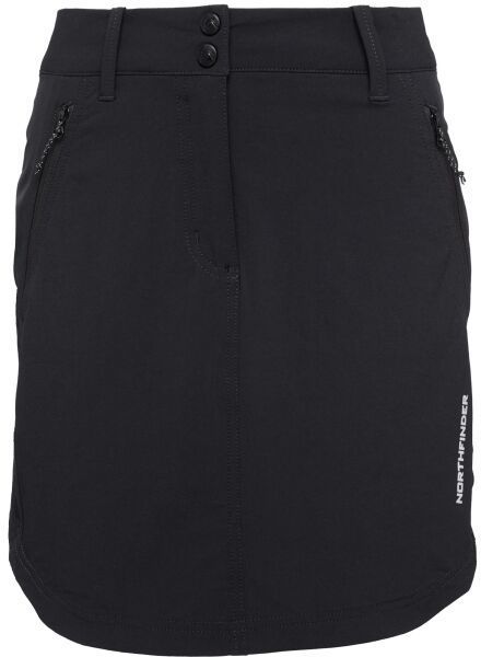 Northfinder NICHOLE Dámska trekingová sukňa, čierna, veľkosť