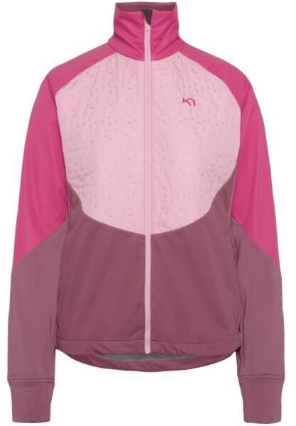 KARI TRAA LOUISE HYBRID JACKET Dámska športová termo bunda, ružová, veľkosť
