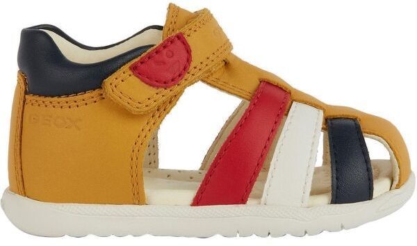 Geox B SANDAL MACCHIA BOY Chlapčenské sandále, žltá, veľkosť
