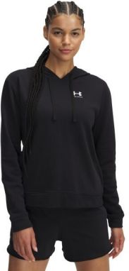 Under Armour RIVAL TERRY HOODIE Dámska mikina, čierna, veľkosť L