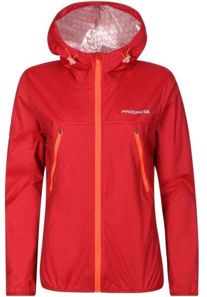 PROGRESS GLIDER LADY Dámska bunda s kapucňou, červená, veľkosť