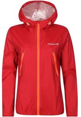 PROGRESS GLIDER LADY Dámska bunda s kapucňou, červená, veľkosť