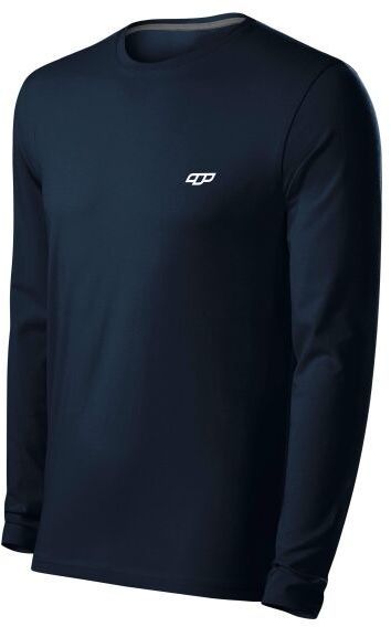 TRIMM BRAVE Pánske tričko s dlhým rukávom, tmavo modrá, veľkosť
