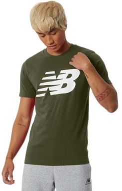 New Balance NB CLASSIC NB TEE Pánske tričko, khaki, veľkosť