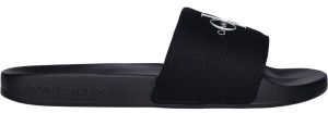 Calvin Klein SLIDE OVERSIZED BRAND Pánske šľapky, čierna, veľkosť