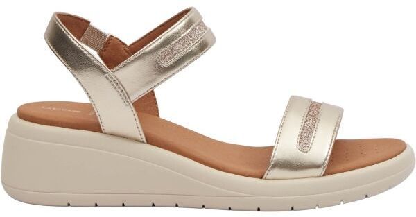 Geox D MELICONIA Dámske sandále, zlatá, veľkosť