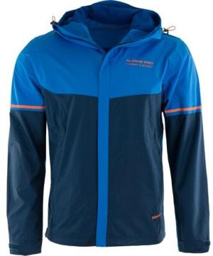 ALPINE PRO OBERT Pánska outdoorová bunda, tmavo modrá, veľkosť