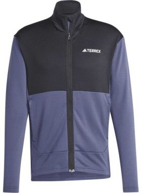 adidas TERREX MULTI LIGHT FLEECE Pánska bunda, tmavo modrá, veľkosť