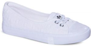 Lee Cooper CANVAS Dámske baleríny, biela, veľkosť