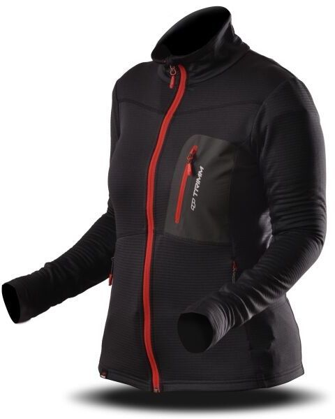 TRIMM MICRON LADY Dámska mikina, čierna, veľkosť