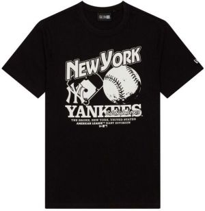 New Era NEW YORK YANKEES MLB Pánske tričko, čierna, veľkosť