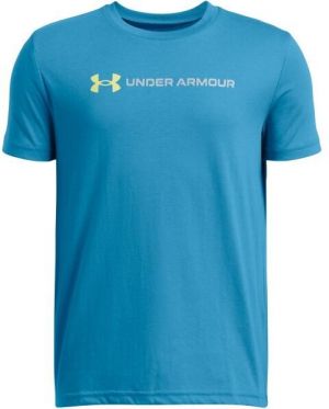 Under Armour LOGO WORDMARK Detské tričko, modrá, veľkosť S