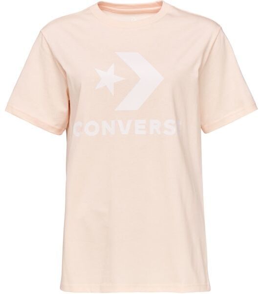 Converse STANDARD FIT CENTER STAR CHEV Unisex tričko, ružová, veľkosť