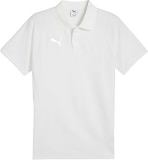 Puma TEAMEVOSTRIPE POLO Pánske polo tričko, biela, veľkosť