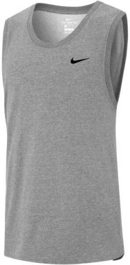 Nike DRY TANK DFC SOLID Pánske tielko, sivá, veľkosť