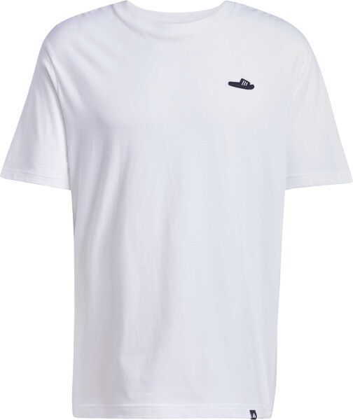 adidas LOUNGE SLIDE TEE Pánske tričko, bílá, veľkosť