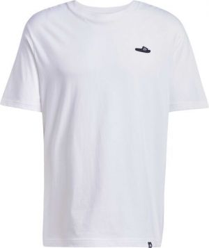 adidas LOUNGE SLIDE TEE Pánske tričko, bílá, veľkosť