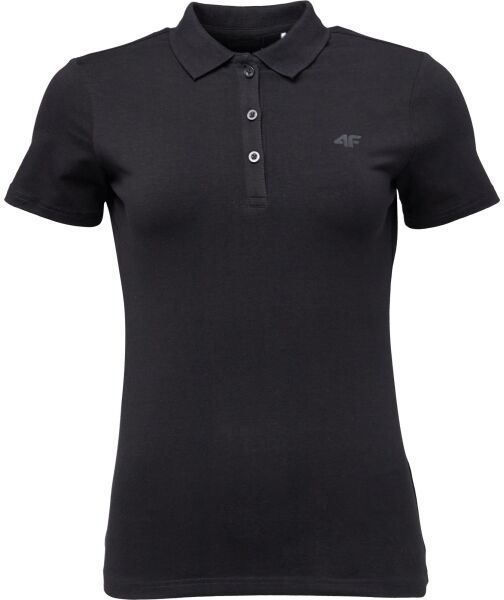 4F POLO Dámske polo tričko, čierna, veľkosť