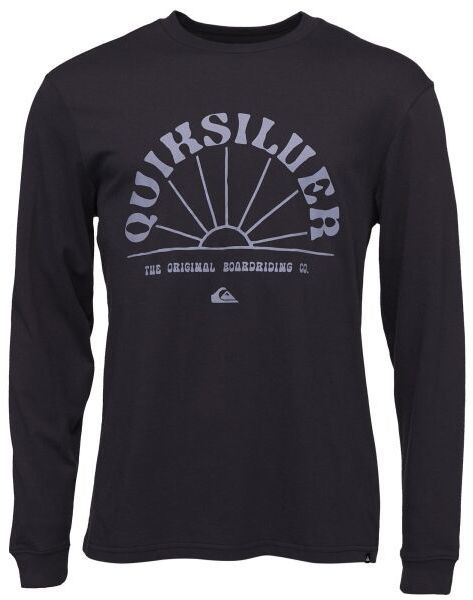 Quiksilver RAYS FOR DAYS LS Pánske tričko, tmavo modrá, veľkosť