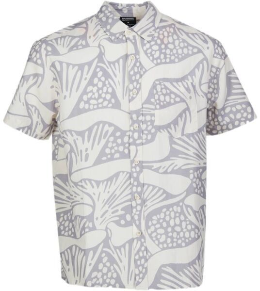 FUNDANGO CHASE Pánske košele s krátkym rukávom, sivá, veľkosť