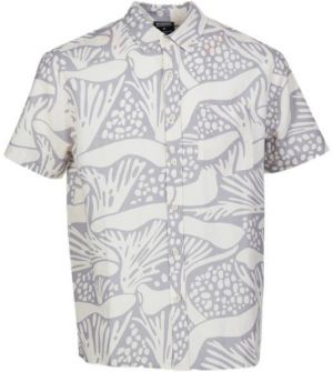 FUNDANGO CHASE Pánske košele s krátkym rukávom, sivá, veľkosť