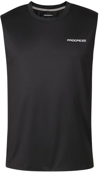 PROGRESS DRIVER SINGLET Pánske športové tielko, čierna, veľkosť
