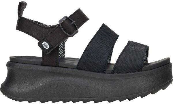 HEY DUDE DELRAY Dámske sandále, čierna, veľkosť