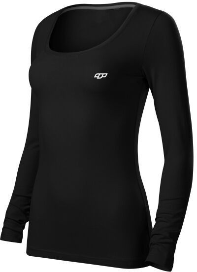 TRIMM BRAVE LADY Dámske tričko s dlhým rukávom, čierna, veľkosť