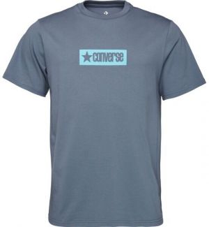 Converse ARCHIVE BOX TEE Pánske tričko, modrá, veľkosť