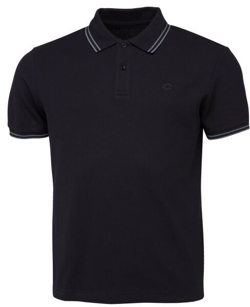 Lotto POLO CLASSICA PQ Pánske polo tričko, čierna, veľkosť XXXL