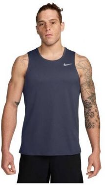 Nike MILER Pánske tielko, tmavo modrá, veľkosť