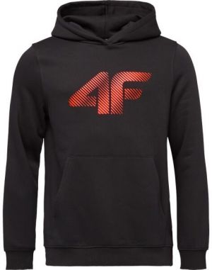 4F SWEATSHIRT Pánska mikina, čierna, veľkosť