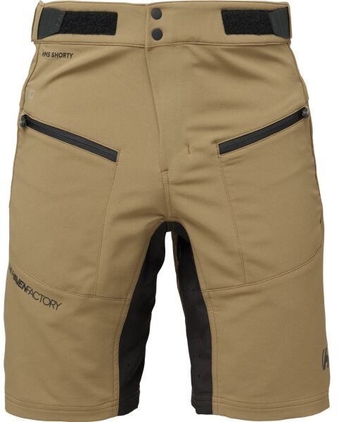 HAVEN FACTORY AIR HMS Pánske cyklistické kraťasy, khaki, veľkosť