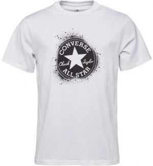 Converse CHUCK DISTORT SPRAY PAINT TEE Pánske tričko, biela, veľkosť