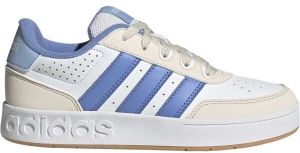adidas BREAKBASE J Detská voľnočasová obuv, biela, veľkosť 37 1/3