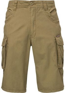 BUSHMAN ERWEE Pánske krátke nohavice, khaki, veľkosť