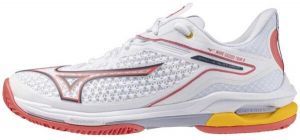 Mizuno WAVE EXCEED TOUR 6 CC W Dámska tenisová obuv, biela, veľkosť 36.5