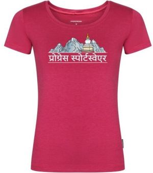 PROGRESS AROMA NEPAL Dámske outdoorové tričko, červená, veľkosť