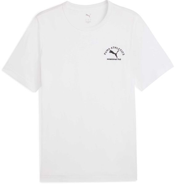 Puma CLASSIC GRAPHIC TEE Pánske tričko, biela, veľkosť