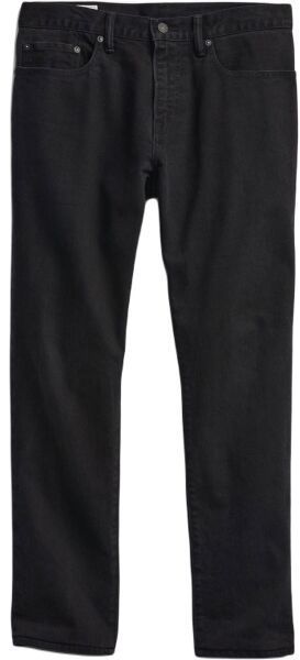 GAP SLIM STR Pánske džínsy, čierna, veľkosť