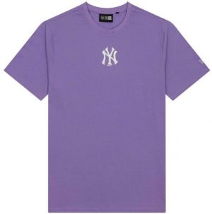 New Era NEW YORK YANKEES MLB Pánske tričko, fialová, veľkosť