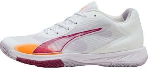Puma ACCELERATE TURBO W+ 4 Dámska obuv na hádzanú, biela, veľkosť 37.5