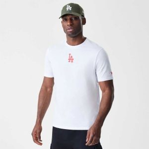 New Era LA DODGERS MLB LOGO Pánske tričko, biela, veľkosť